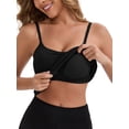 thumbnail image 4 of DARING DIVA Women's Modal Adjustable Straps Cami Tank Top 3-Pack XL Black, Gray, 4 of 5