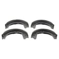 thumbnail image 4 of TRQ Rear Brake Pad & Rotor Kit Brake Pads Brake Rotor Parking Brake Shoe Set Semi-Metallic Fits Select 2012-2019 Nissan NV1500 NV2500 NV3500, 4 of 4