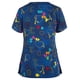 thumbnail image 2 of Puntoco mujeres moda manga corta cuello tops uniforme de trabajo blusa camisa Puntoco Puntoco-523, 2 of 3