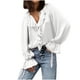 thumbnail image 3 of Sudadera con capucha larga,Blusa con volantes y lazo para mujer, cuello en V y mangas acampanadas, tejido suave y transpirable, camisa informal de manga larga para uso diario y en casa, sopatenor, 3 of 8
