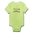 thumbnail image 1 of CafePress - I Love My Vegan Mommy Onesie - Baby Light Bodysuit, 1 of 1
