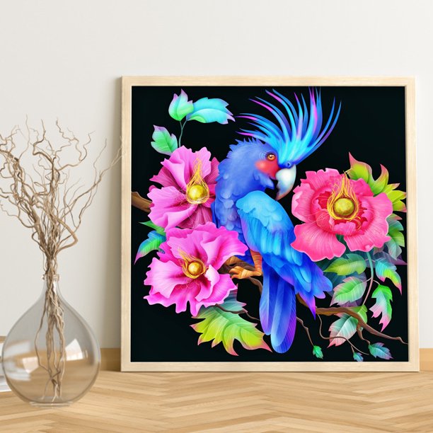 Cuadros Decorativos Taladro redondo completo diamante pintura flor mosaico Kit imágenes artesanía regalos Ndcxsfigh Nuevos Originales