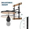 thumbnail image 2 of Speed Bag Platform Stand for Boxing Punching Practice with 24 Inch Board Height Adjustable Mount 360 Degree Swivel and Includes Speed Bag Air Pump, 2 of 7