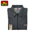 thumbnail image 6 of Ben Davis 1/2 Zip Striped Short Sleeve Work Shirt 179-XL, 6 of 11