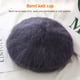 thumbnail image 2 of Qarigey Gorros de piel de boina, sombrero clásico de estilo coreano, tocado romántico de otoño, ropa de fiesta, suministros de ropa para mujeres y Sombreros gris oscuro Qarigey AP010201-14B, 2 of 6
