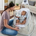 thumbnail image 3 of Ingenuity SimpleComfort 2-in-1 Vibrating Lightweight Baby Swing and Rocker Raylan, Gray, 3 of 17
