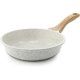 thumbnail image 1 of Nonstick Ceramic Frying Pan Skillet,8-inch Omelet Pan,healthy Non Toxic Pan,induction Compatible Egg Pan With Heat Resistant Handle,white, 1 of 4
