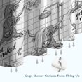 thumbnail image 6 of White Highland Cow Bathtub Flower Pattern Shower Curtain 84"x72" ,Bathroom Decorative Shower Curtains Set with 12 Hooks,Modern Waterproof Washable Shower Curtain, 6 of 6