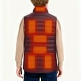 thumbnail image 7 of Kids Heated Vest 9 Heating Zones USB Charging Waterproof Windproof Warm Winter Vest Wine XXL, 7 of 7