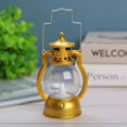thumbnail image 4 of Guardoinrt Lantern LED Oil Lamp Table Porch Winery Cabin Light Golden 1Set, 4 of 6