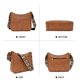 thumbnail image 3 of Bolsos de mujer Bolsos de hombro para mujer Bolsos cruzados para mujer de tamaño mediano Bolsos de mujer de cuero PU Bolsos de mujer con correa ancha, 3 of 5