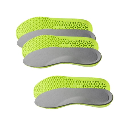3 Pairs s Insoles, Sweat Absorbing Cushion Padding Foot Pad Running s Inserts 39-40