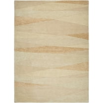 BoutiqueRugs Sanne Contemporary Area Rug - Brick Red, Camel - 8' x 11'