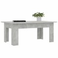 thumbnail image 3 of "IM Beauty Wide Tabletop Coffee Table,easy to clean 39.4""x23.6""x16.5"" Concrete Gray,Chipboard", 3 of 6