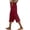 Red #812, variant on Bovemsi Casual Pants for Women Women's Linen Wide Leg Loose High Waist Beach Haren Pockets for Summer Travel