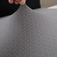 thumbnail image 2 of Spandex Stretch Washable Removable Dining Slipcover, Soft and Slipcover Grey_L, 2 of 8