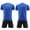 Blue, variant on Boys Soccer Uniform Outfits 2-Piece Quick-Dry T-Shirt&Shorts Performance Football Athletic Set Red Size 9