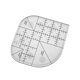 thumbnail image 2 of Regla de corte de esquinas curvas para costura acrílica, regla para patchwork, plantilla de costura, herramienta para patchwork, suministros de costura para bricolaje, 2 of 7