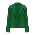 thumbnail image 5 of cfhntfmh Women Long Sleeve Blazer Formal Open Front Cardigan Jacket Formal Collared Business Casual Work Office Blazers, 5 of 5