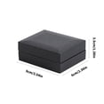 thumbnail image 3 of Multi Functional Cufflink Display Case With Soft Interior And Portable Design Plastic Men's Accessories Storage Box, 3 of 9