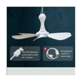 thumbnail image 3 of Ventilador de techo Yuxing silencioso de 6 hojas con alimentación por USB color blanco, 3 of 5