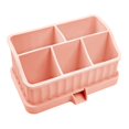 thumbnail image 4 of DOLITY Toothbrush Holder Detachable Kitchen Multifunctional Soap Dish with Drainage Pink, 4 of 9