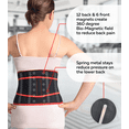 thumbnail image 6 of MAXAR Airprene Sports Back Brace, Bio-Magnetic Lumbosacral Support Belt: BMS-512 Small, 6 of 8