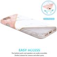 thumbnail image 3 of JAHOLAN Pink Geometric White Marble Design Clear Bumper Glossy TPU Soft Rubber Silicone Cover Phone Case Compatible with iPhone 7 iPhone 8 iPhone 6 6S, 3 of 6