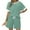 A-Mint Green, variant on Wyobmus Lounge Sets for Women 2 Piece Outfits Sweatsuits 2025 Summer Short Sleeve Loungewear Tracksuit Round Neck Color Blocked Casual Shorts Sets A-Navy