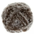 thumbnail image 2 of Yarn Bee Fur The Moment Yarn, Super Bulky Weight 100% Polyester Yarn, 62 Yards, Chocolate Brown, 2 of 4