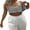 Silver, variant on Gupgi Women Silver Vest Bling Rhinestones Crop Top Spaghetti Strap Backless Sequins Tank Top
