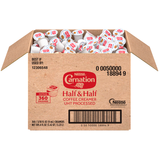 Nestle Carnation Half & Half Creamers, Half and Half Coffee Creamer