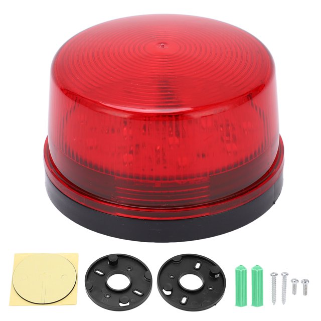 Luces estroboscópicas rojas automáticas estroboscópicas resistentes a altas temperaturas, ultra alta visibilidad, luz de emergencia LED de 24 V