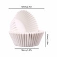 thumbnail image 3 of 100 Pieces Of Paste Cake Snow Kitty Paper Cup Paper Cup Small Cake Bottom, 3 of 6