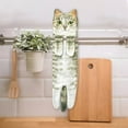 thumbnail image 5 of EQWLJWE Cat Funny Hand Towels for Bathroom Kitchen - Cute Decorative Cat Decor Hanging Face Towels Super Absorbent Soft-Unique Valentines Day Mothers Day Birthday Gifts for Women Cat Lovers, 5 of 5