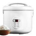 thumbnail image 1 of Hauz - Digital Rice Cooker and Steamer, 6 Cup Capacity, White, 1 of 3