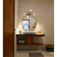 thumbnail image 6 of Delphi 4 - Light Mahogany Bronze / Dark Brown Contemporary Wall Sconce, 6 of 7