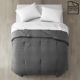 thumbnail image 6 of Style House Grey Crinkle Comforter for Teens Adults Seniors, Full/Queen, 6 of 9