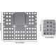 thumbnail image 2 of 56 X 68cm Linen Collapsible Clothes Folding Board Folding Clothes Board Folding Board T-shirt Dress Pants Towel (gray), 2 of 3