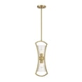 thumbnail image 3 of Warm Brass Two Light Pendant from the Bennington Collection, 3 of 5