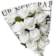 thumbnail image 5 of Xiao Hua Rosas blancas artificiales 12 rosas con tallo de seda de tacto real, ramo de rosas adecuado para el hogar, bodas, fiestas, flores de jardín y decoración de rosas., 5 of 5