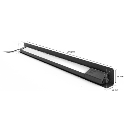 Philips - Amarant Linear Wall Wash Light - White and Color Ambiance