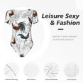 thumbnail image 6 of Naloa Cool Chicken Women's Short-Sleeved Onesie, One-Piece Swimsuit for Parties, dates, clubs - Medium, 6 of 9