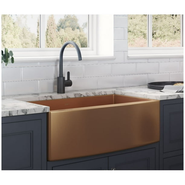 Ruvati Rvh9733 Terraza 33 Farmhouse A Front Single Basin Stainless Steel Kitchen Sink Com Ruvati Rvh9733 Terraza 33 Farmhouse, 33 Farmhouse Sink