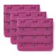 thumbnail image 1 of Señora 5Pcs 3 Gancho De 3 Filas Longitud Ajustable Correa Del Sujetador Extensor Ganchos De Hebilla Fucsia Una Talla, 1 of 5