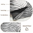 thumbnail image 6 of Round Area Rugs 3.3Ft, Grey Palm Leaves Washable Rug for Nursery, Home Office, Reading Room. Summer Botanical Tropical Leaf Non Slip Area Rugs Low Pile Carpet for Home Decor, 6 of 8