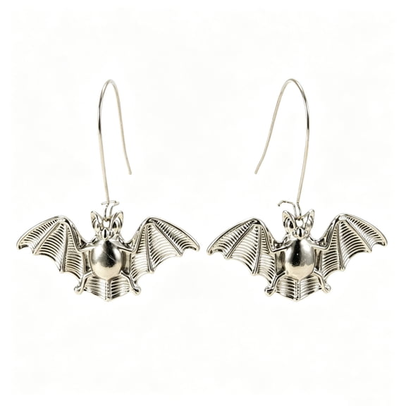 YingYouFu Halloween Vintage Style Earrings, Bat Design Fashion Jewelry for Holiday Party, Festive Decorative Earrings for Party Outfit Casual Daily Wear Accessory