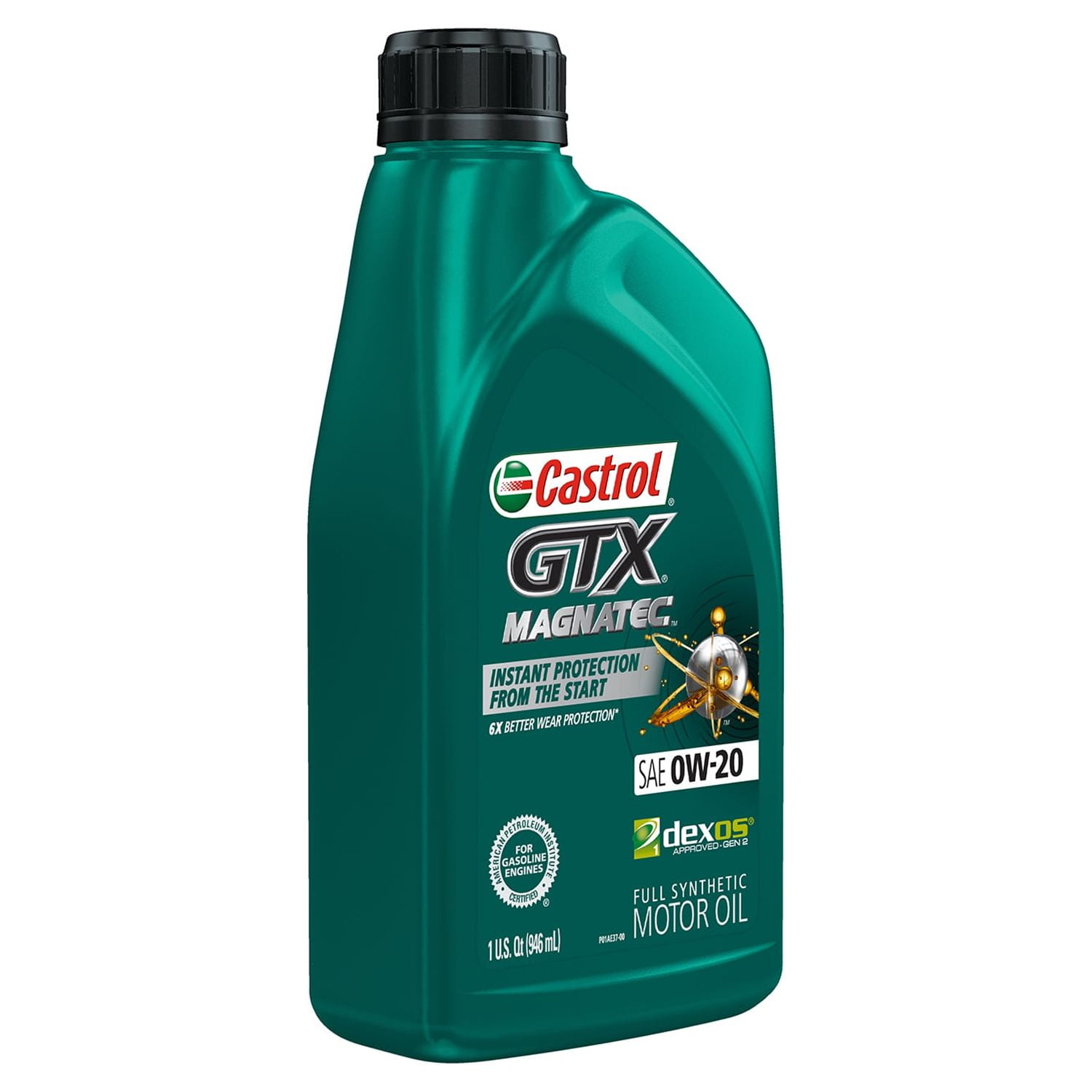 Castrol GTX MAGNATEC 0W-20 Full Synthetic Motor Oil, 1 Quart