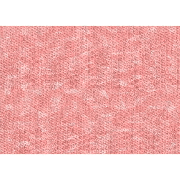 Ahgly Company Indoor Rectangle Patterned Pastel Pink Area Rugs, 5' x 7'