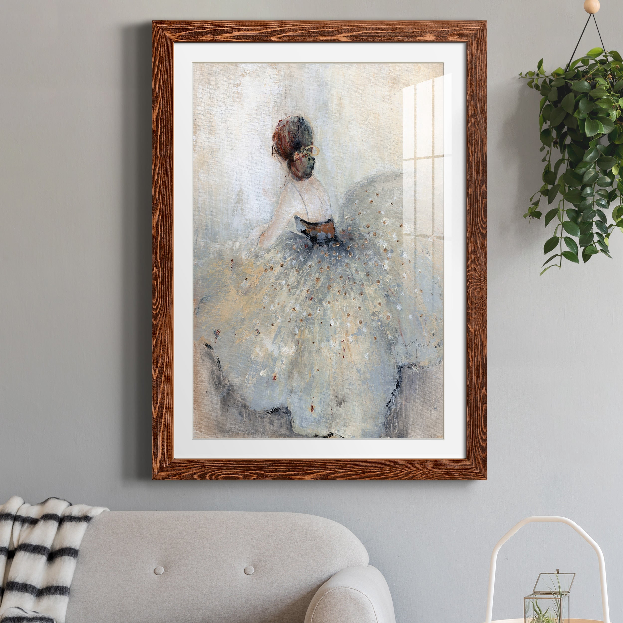 Sunday Best Hen - Premium Framed Print - Distressed Barnwood Frame - Ready to Hang
